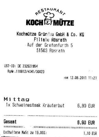 rlaw Hffner Kochmtze Restaurant